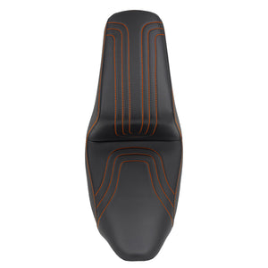 Driver & Passenger Seat Orange For Harley Touring 2009-2023 | HCmotorku
