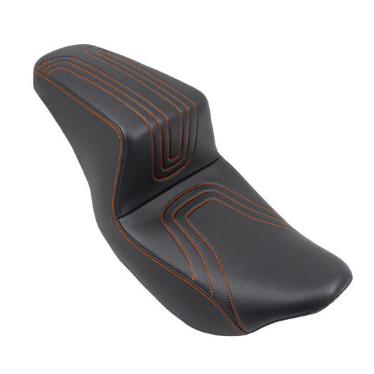 Driver & Passenger Seat Orange For Harley Touring 2009-2023 | HCmotorku