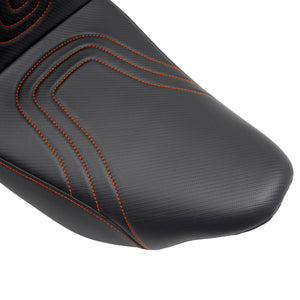 Driver & Passenger Seat Orange For Harley Touring 2009-2023 | HCmotorku