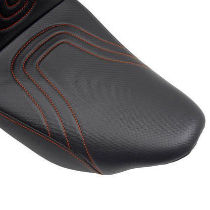 Driver & Passenger Seat Orange For Harley Touring 2009-2023 | HCmotorku