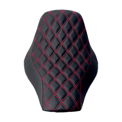 Driver Seat Front Black Solo Red Line For Harley Softail Rocker 2008-2017 | HCmotorku