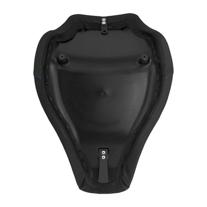 Driver Seat Front Black Solo Blue Line For Harley Softail Rocker 2008-2017 | HCmotorku