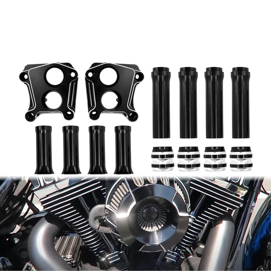 Lifter Tappet Block Cover Engine Pushrod Tube Fit For Harley Softail Dyna 1999-2017 | HCmotorku