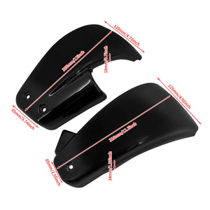 ABS Battery Side Fairing Covers Black Fit For Harley Fat Boy Breakout 2018-2023 | HCmotorku