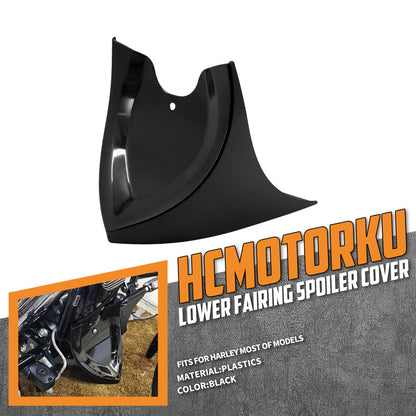 Lower Chin Fairing Front Spoiler Fit For Harley Dyna Fatboy Softail FLH Glides | HCmotorku