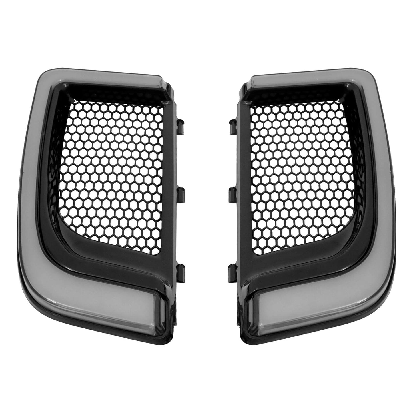 LED Fairing Lower Turn Signal Running Light Black For Harley Touring 2014-UP | HCmotorku