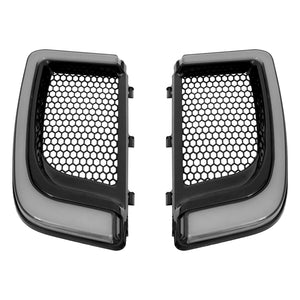 LED Fairing Lower Turn Signal Running Light Black For Harley Touring 2014-UP | HCmotorku