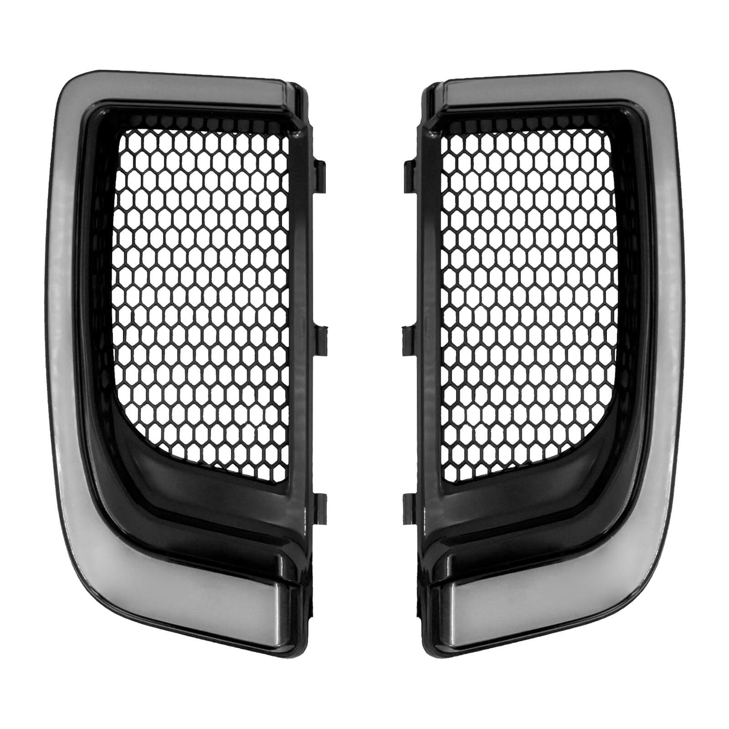 LED Fairing Lower Turn Signal Running Light Black For Harley Touring 2014-UP | HCmotorku