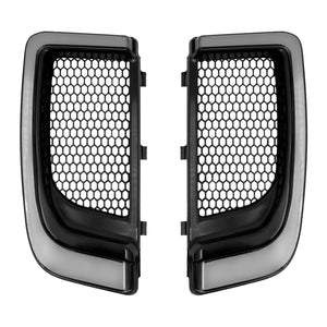 LED Fairing Lower Turn Signal Running Light Black For Harley Touring 2014-UP | HCmotorku