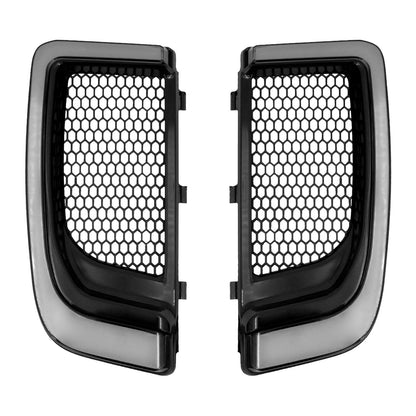 LED Fairing Lower Turn Signal Running Light Black For Harley Touring 2014-UP | HCmotorku