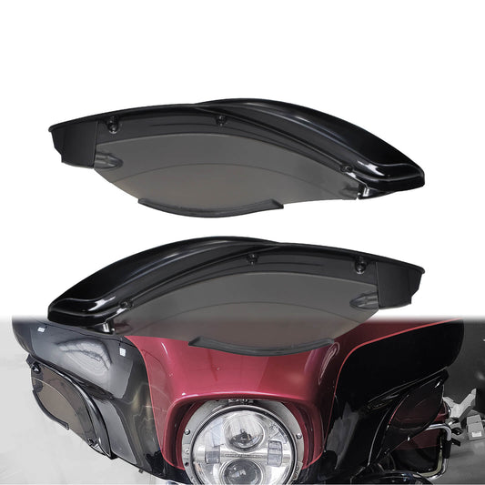 Side Batwing Fairing Wind Deflector Gloss Black Fit For Harley Electra Touring | HCmotorku