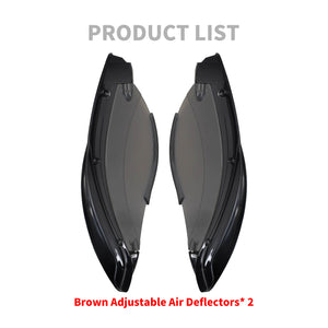 Side Batwing Fairing Wind Deflector Gloss Black Fit For Harley Electra Touring | HCmotorku