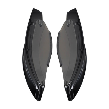 Side Batwing Fairing Wind Deflector Gloss Black Fit For Harley Electra Touring | HCmotorku