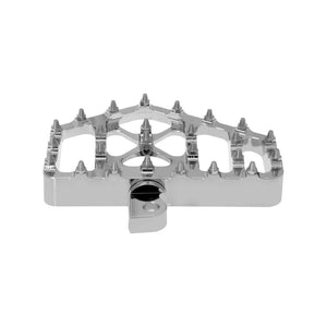 Wide Foot Pegs Floorboards MX Style Chrome Fit For Harley Touring Softail Deluxe | HCmotorku