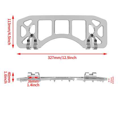 Wide Foot Pegs Floorboard MX Style Chrome Fit For Harley Touring Softail Deluxe | HCmotorku