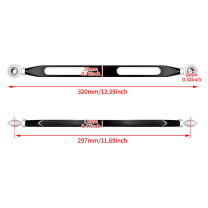 Hollow F&R Floorboard Brake Arm Shifter Pedal Linkage Kits Fit For Harley FLHTC | HCmotorku