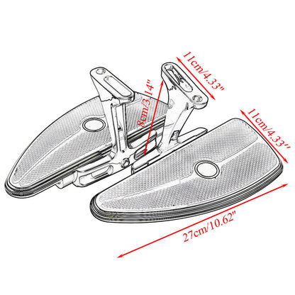 Motorcycle Rear Passenger Floorboards Fit Harley Touring 1993-2018 | HCmotorku