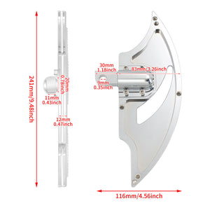 Harley Passenger Footboards Hollow Blade Male Mount for Softail Sportster Touring | HCmotorku