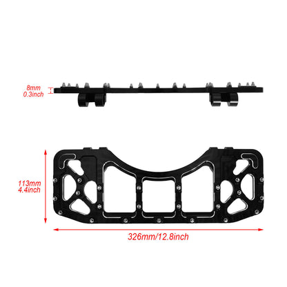 CNC Wide Offroad Rider Floorboards for Harley | HCmotorku