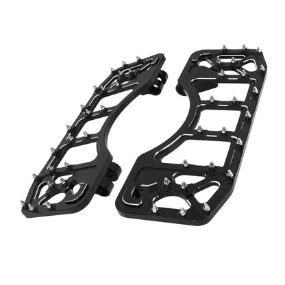 CNC Wide Offroad Rider Floorboards for Harley | HCmotorku