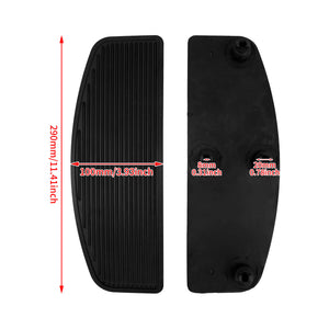 Rider Floorboards Rubber Insert For Touring 1986-2025 FL Softail  | HCmotorku