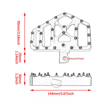 Passenger Floorboards Foot Pegs Black For Harley Softail Touring | HCmotorku