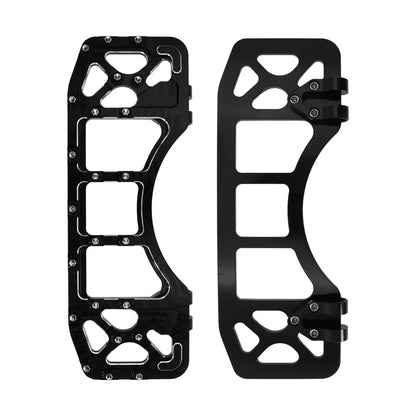 Passenger Floorboards Foot Pegs Black For Harley Softail Touring | HCmotorku