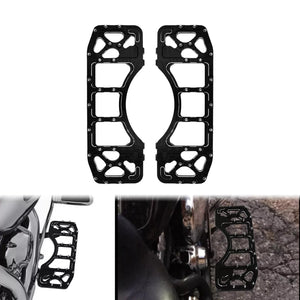 Mx Style Floorboards Brake Pedal Cover Kit Black Fit For Harley Touring Softail | HCmotorku