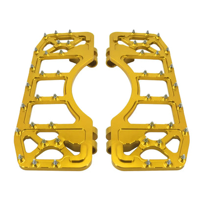 CNC Wide Offroad Rider Floorboards For Harley | HCmotorku