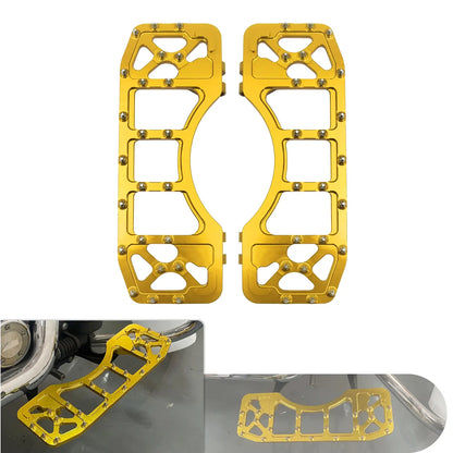 CNC Wide Offroad Rider Floorboards For Harley | HCmotorku