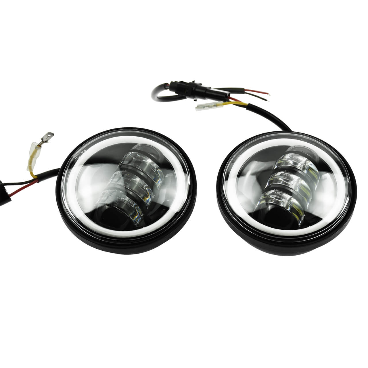 4.5" 30W LED Fog Light Passing Projector Lamps for Harley Jeep Wrangler | HCmotorku