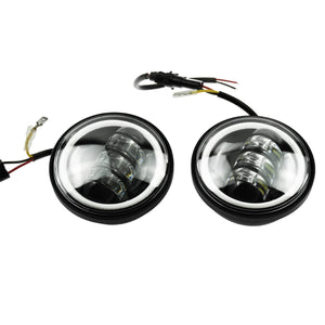 4.5" 30W LED Fog Light Passing Projector Lamps for Harley Jeep Wrangler | HCmotorku