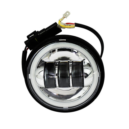 4.5" 30W LED Fog Light Passing Projector Lamps for Harley Jeep Wrangler | HCmotorku