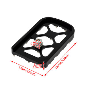 MX Style Foot Brake Pedal Pad Fit Harley 1986-2017 Softail 1980-2025 Touring | HCmotorku