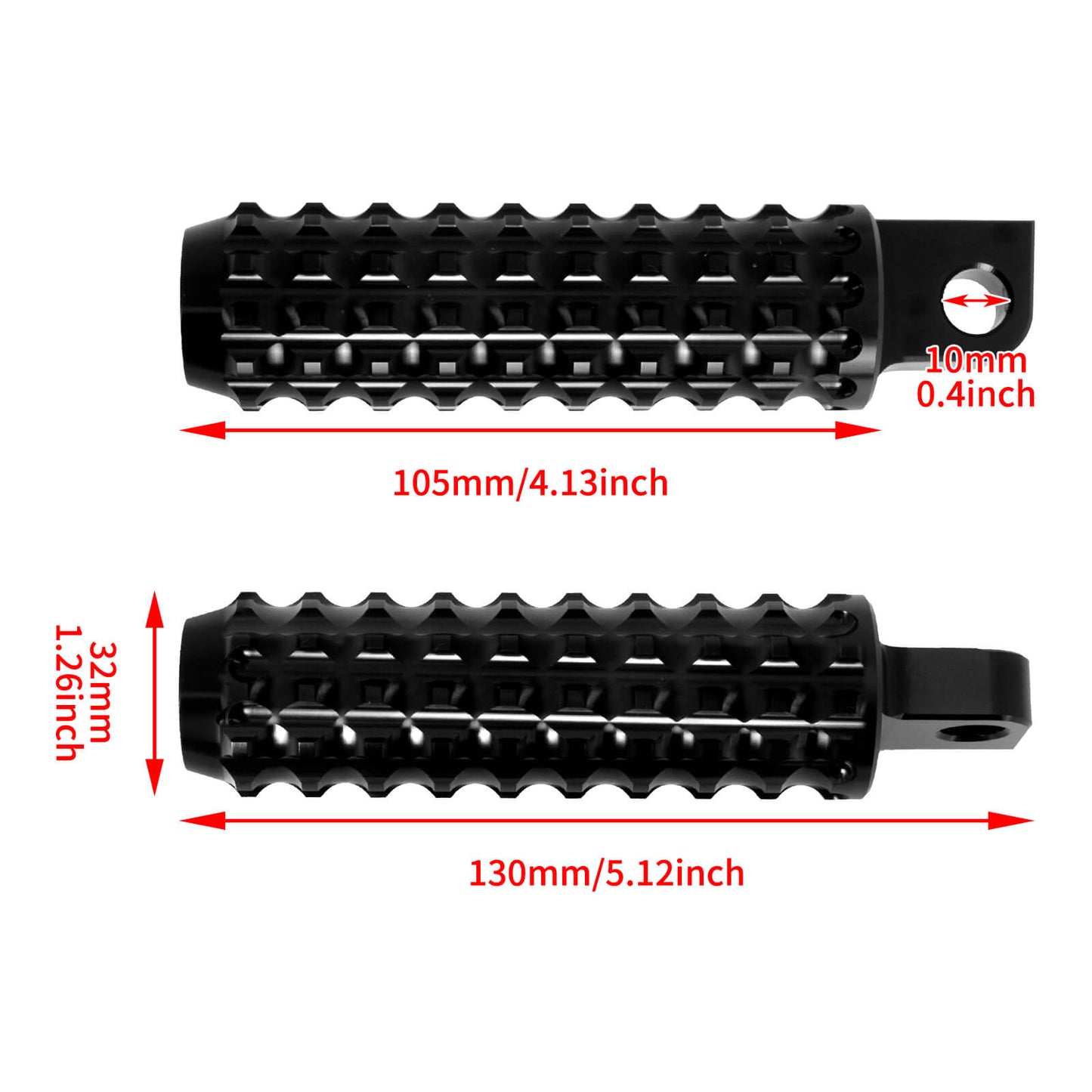 CNC Male Mount Footpegs Fit Harley Sportster Touring Dyna | HCmotorku