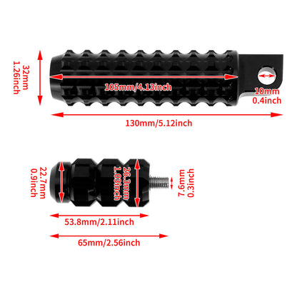 CNC Male Mount Style Footpegs Shifter Peg Set for Harley | HCmotorku