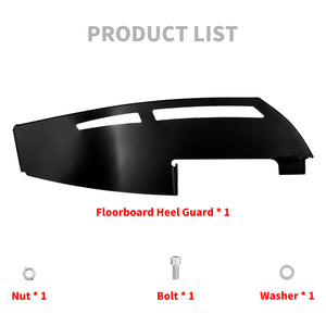 Motorcycle Rider Footboard Heel Guard Fit Harley 1986-2017 FL Softail 1986-2025 Touring | HCmotorku