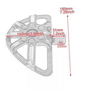 Driver Passenger Floorboard Shifter Lever Brake Arm Set Fit For Touring 2008-2013 | HCmotorku