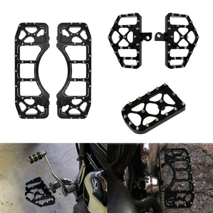 Mx Style Floorboards Brake Pedal Cover Kit Black Fit For Harley Touring Softail | HCmotorku