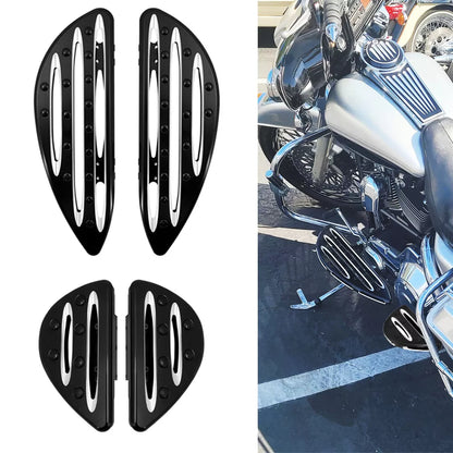 Driver Floorboards Foot Peg Footboards W/ Shifter Brake Pad Pedals For Touring | HCmotorku