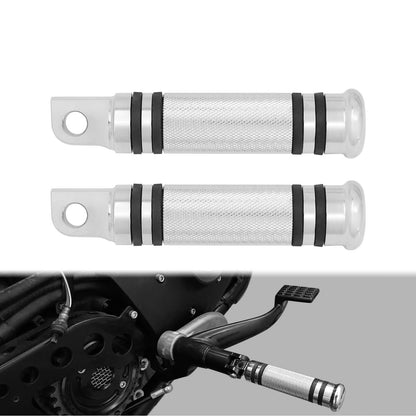 Knurled Front Rear Foot Peg Footrest Chrome Fit For Harley Touring Softail Dyna | HCmotorku