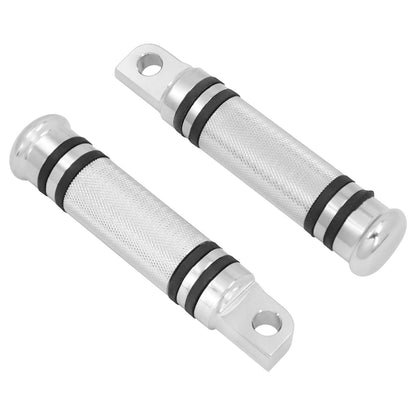 Knurled Front Rear Foot Peg Footrest Chrome Fit For Harley Touring Softail Dyna | HCmotorku