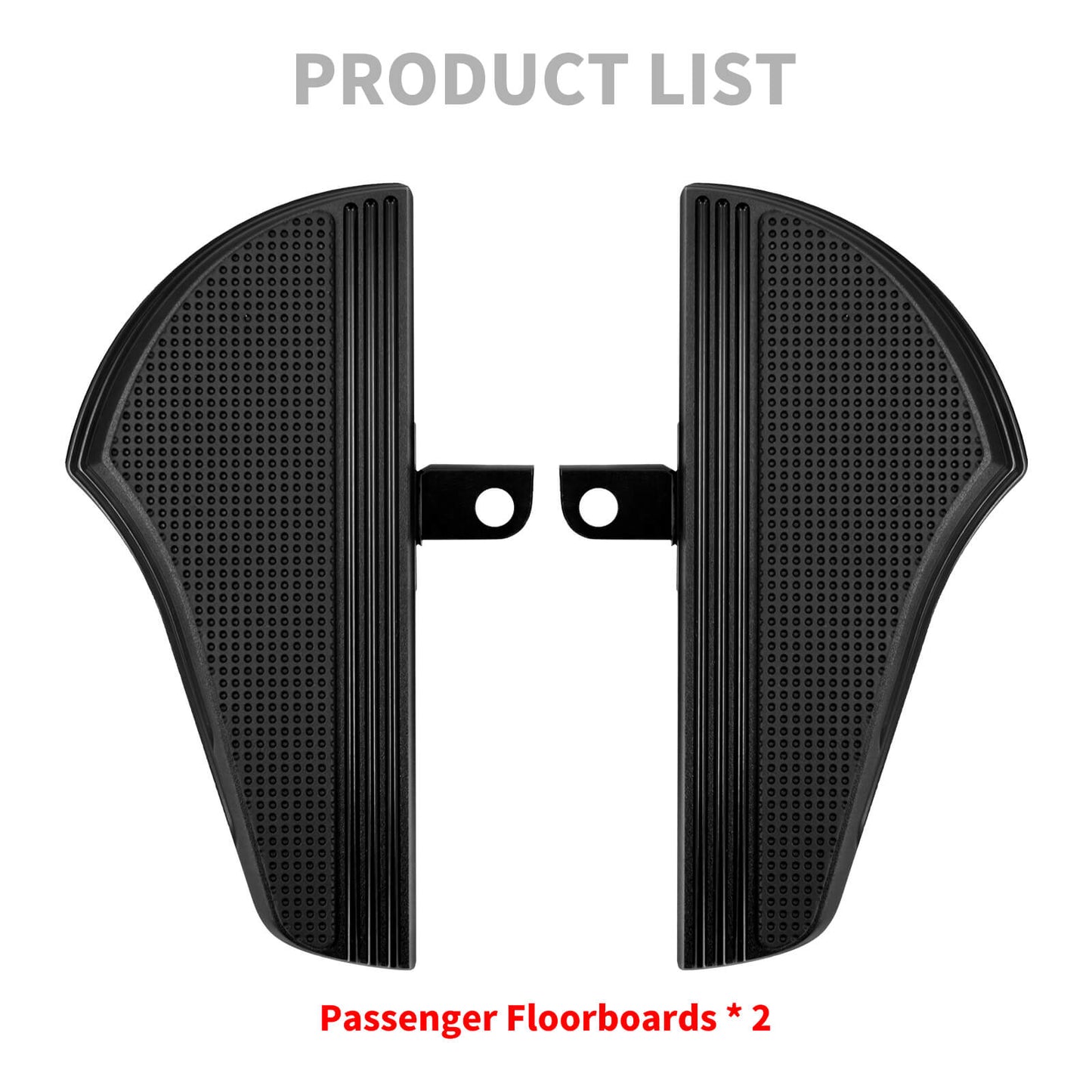 Non-slip Rear Pessanger Foot Pegs Floorboard Fit For Harley 2014-UP | HCmotorku