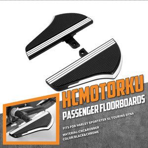 Rear Passenger Defiance Floorboards Male Foot Pegs Fit Softail | HCmotorku