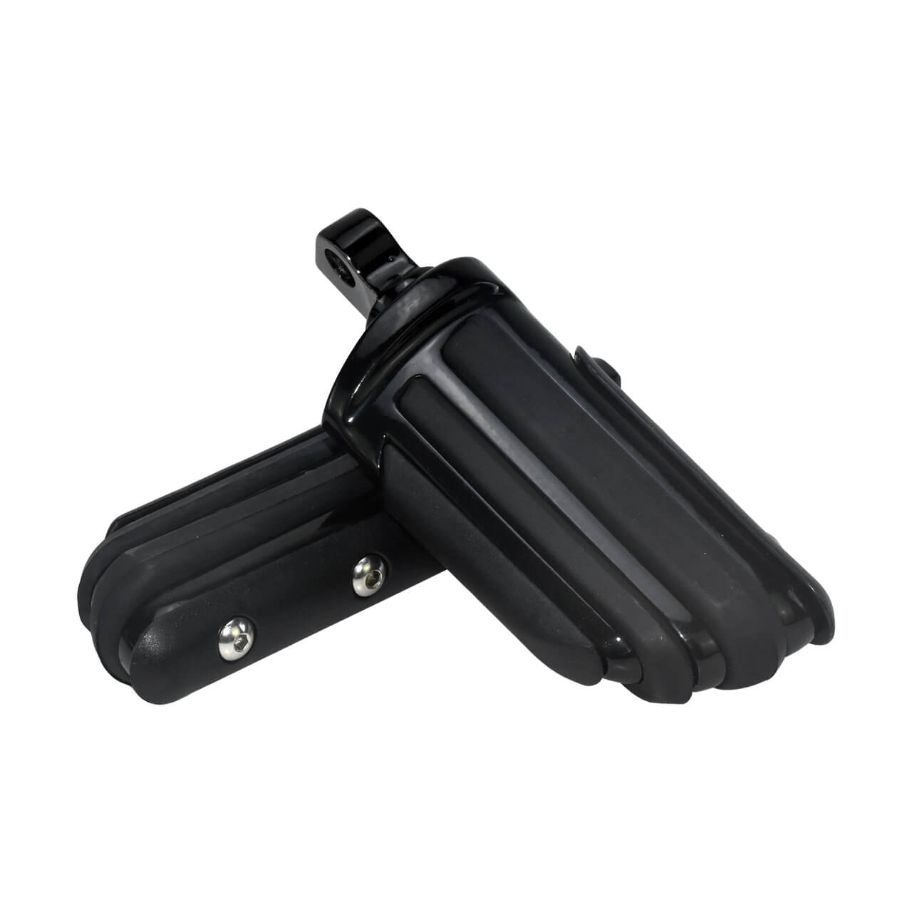 Rubber Passenger Highway Foot Pegs Footrest Black For Harley Sportster Softail | HCmotorku