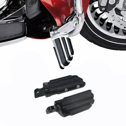 Rubber Passenger Highway Foot Pegs Footrest Black For Harley Sportster Softail | HCmotorku