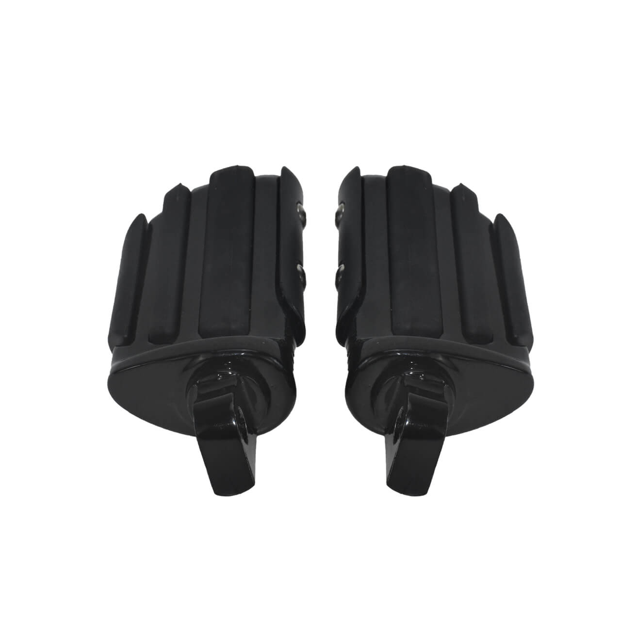 Rubber Passenger Highway Foot Pegs Footrest Black For Harley Sportster Softail | HCmotorku