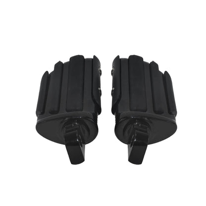 Rubber Passenger Highway Foot Pegs Footrest Black For Harley Sportster Softail | HCmotorku