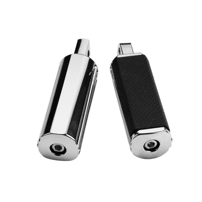 Cut Defiance Foot Pegs Rest Chrome Fit For Harley Touring Glide Sportster Dyna | HCmotorku