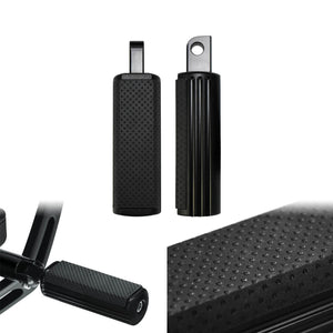 Non-slip Defiance Foot Pegs Male Mount Footrests Fit Harley Touring Dyna XL | HCmotorku